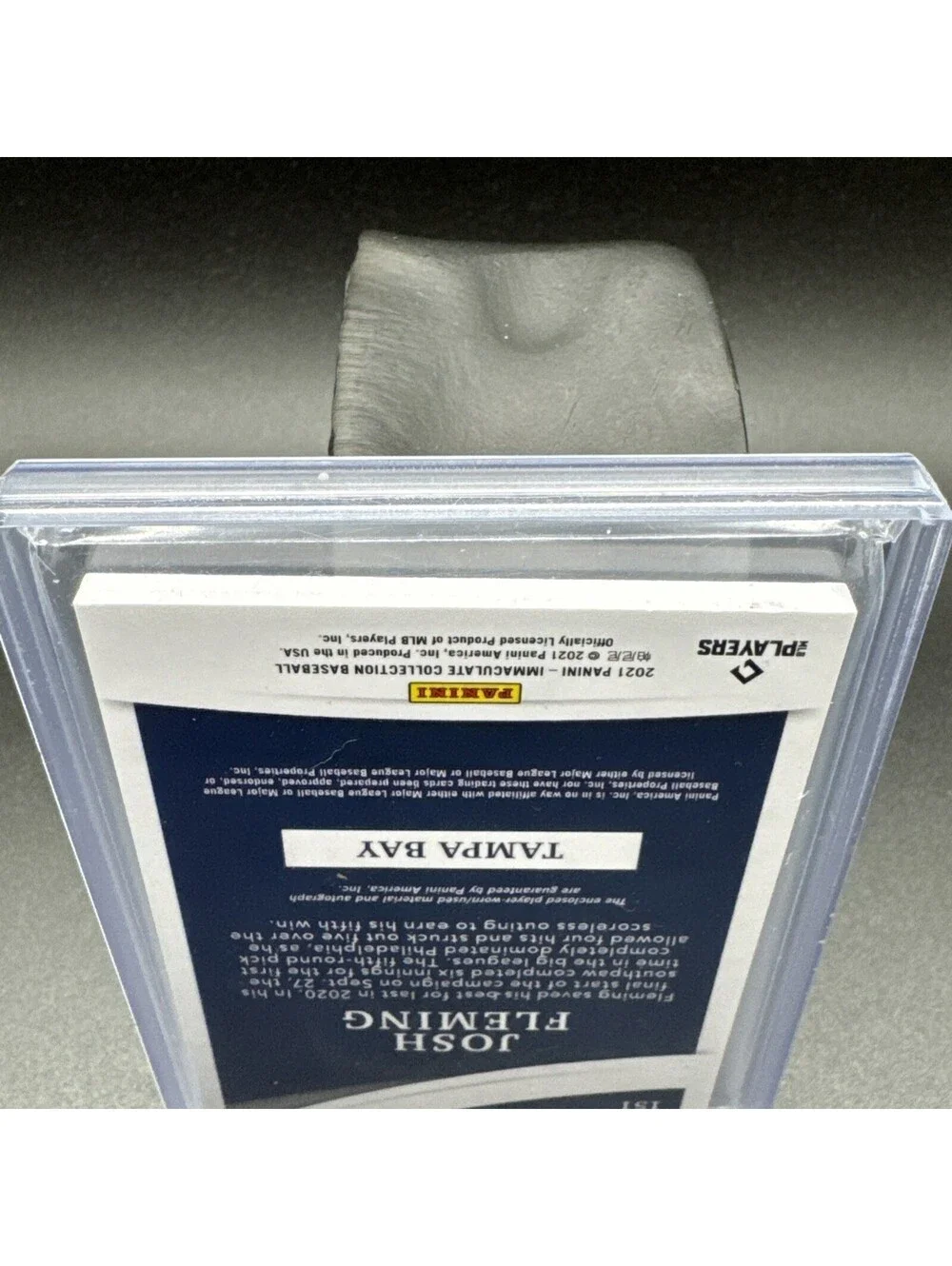 Josh Fleming Immaculate Collection No. 151 - 2021 Panini - Auto & Swatch 81/99